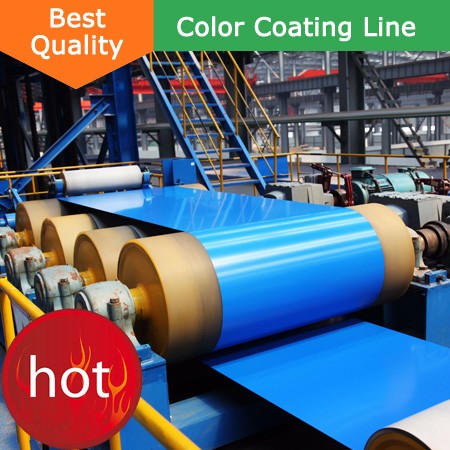 CE ISO certificated color coating line aluminum coil coating line
