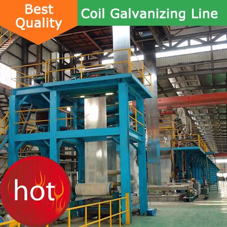 Galvalume continuous galvanizing line hot dip galvanizing machine line