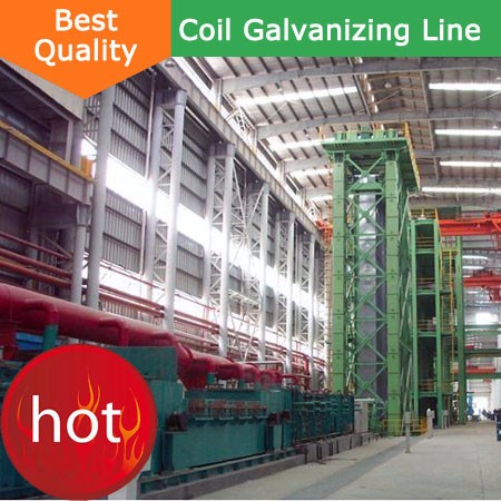 High production zinc coating hot dipped galvanized galvanizing machine
