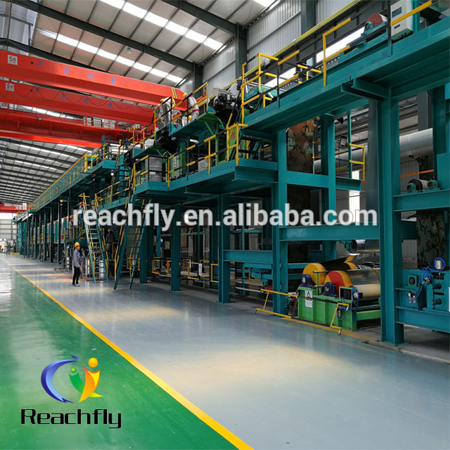 Production line of prepainted steel sheet and strip coil