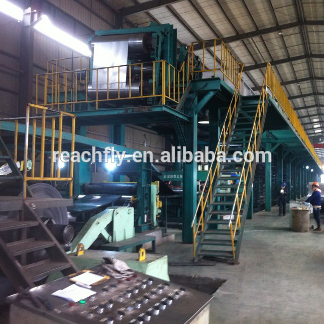 color coated aluminum coil production line